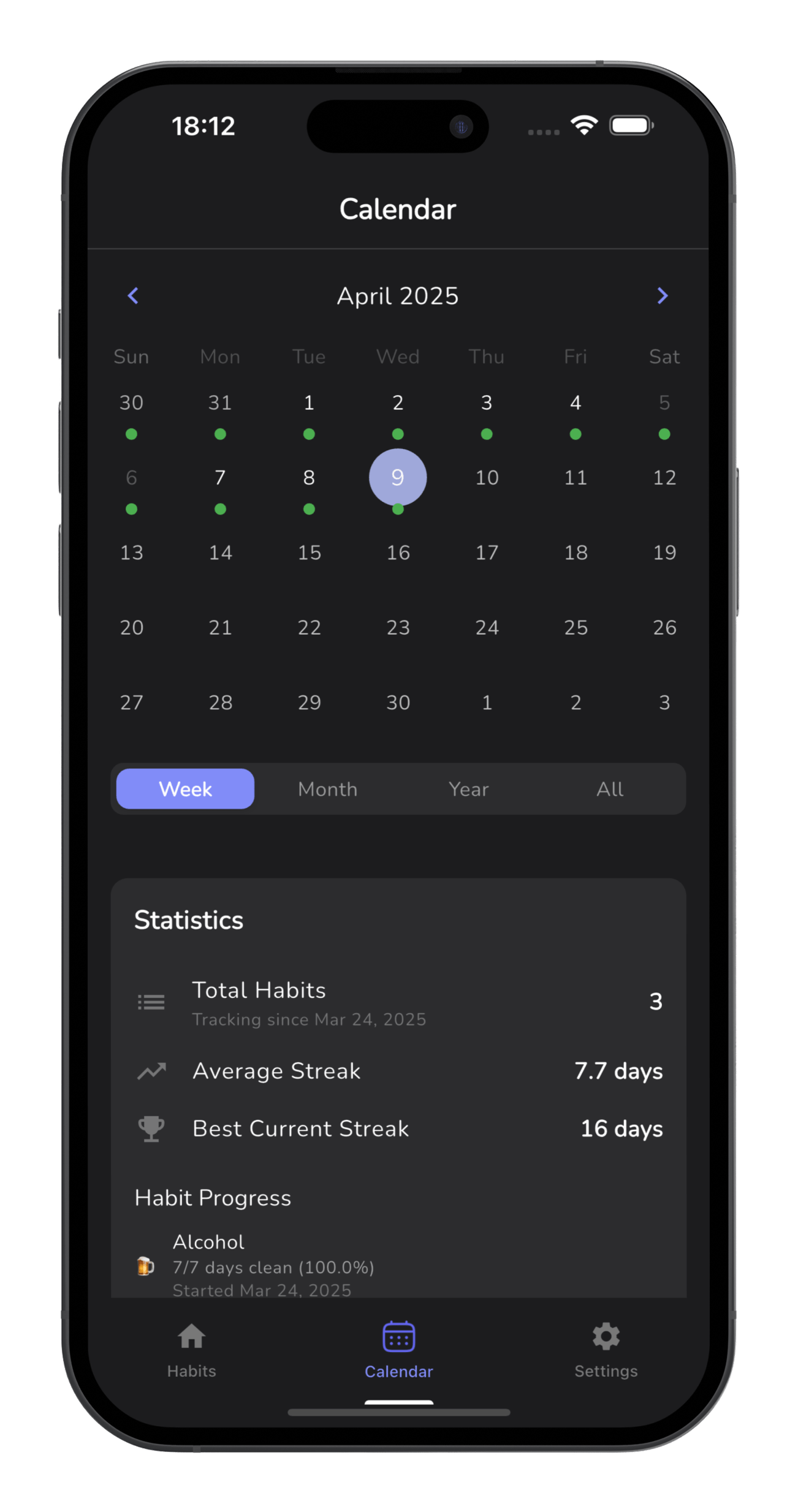 SobrMate savings tracker